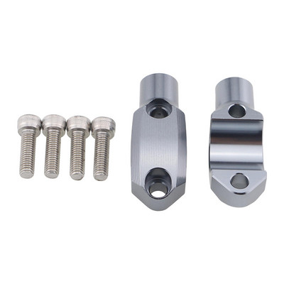 2vnt motociklo pagrindinio cilindro veidrodinio spaustuko universalus liejimo aliuminio mazgas 22 mm vairas M10x1,25 mm