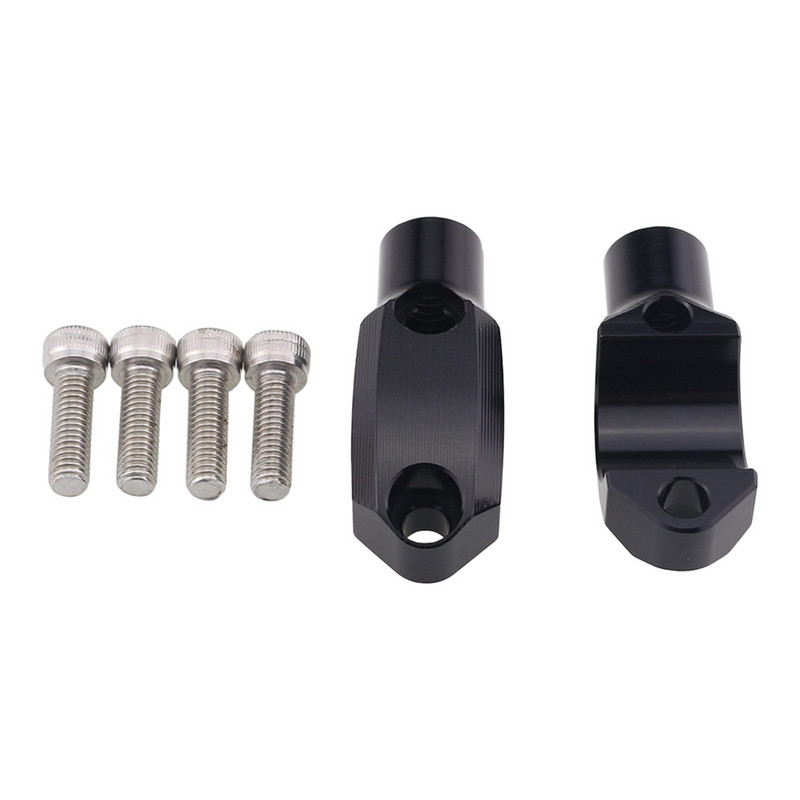 2vnt motociklo pagrindinio cilindro veidrodinio spaustuko universalus liejimo aliuminio mazgas 22 mm vairas M10x1,25 mm