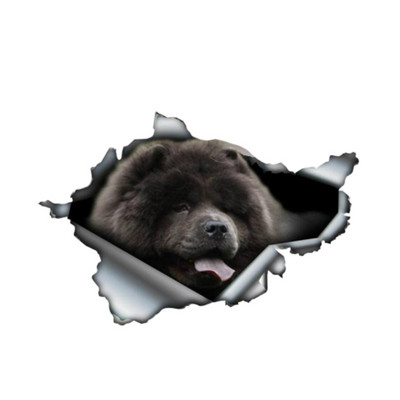 13 cm * 8 cm Chow Rebenenud metallist autokleebis Isikupärastatud veekindel kleebis Sülearvutite veoauto mootorratta kaitseraua autotarvikud PVC