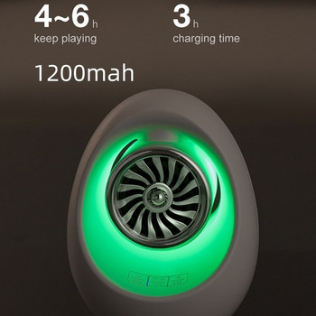 2023 нов безжичен Bluetooth високоговорител Преносим мини плейър Околно осветление Цветна LED нощна настолна лампа за спалня препоръчва