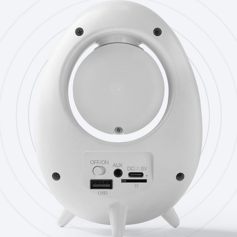 2023 m. naujas belaidis „Bluetooth“ garsiakalbis, nešiojamasis mini grotuvas Aplinkos apšvietimas Spalvinga LED naktinė stalinė lempa miegamajam, rekomenduojama