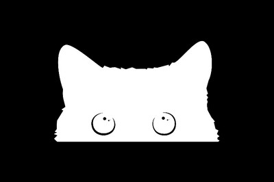 1 vnt. karštų automobilių lipdukų priedai Vargšas katė vagia didelėmis akimis Laikrodžio vinilinis automobilio stiliaus dangtelis, atsparus vandeniui PVC 15 cm x 9 cm