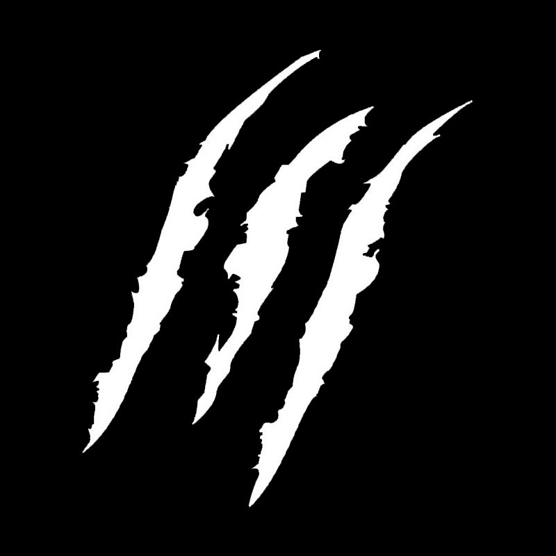 40*12CM Dekorativna naljepnica za stil automobila Monster Scratch Trake u boji Naljepnice Vinilna naljepnica za prednja svjetla automobila