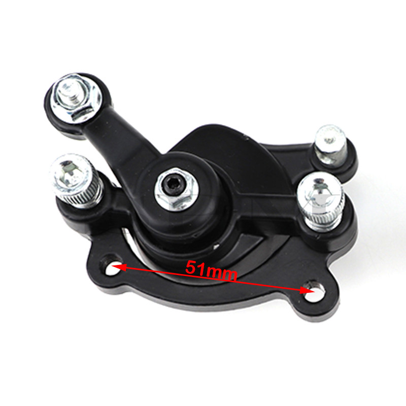 Priekšējie aizmugurējie disku bremžu suportu kluči 43cc 47cc 49cc Mini četru riteņu Moto Kids ATV Quad Minimoto Dirt Pocket Bike gāzes motorolleram