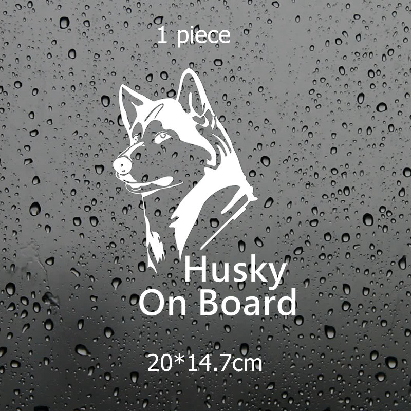 20 x 14,7 cm Šauniausio haskio lipdukas ant automobilio Juokingi automobilių lipdukai Automobilių lipdukai