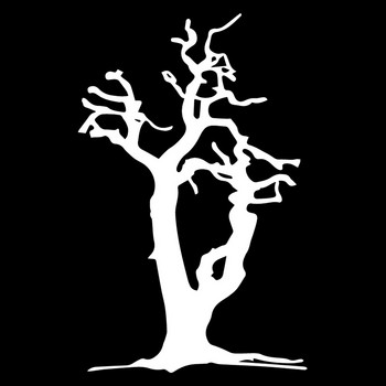 11.3X17.6CM Creative Tree Creative Vinyl Car Sticker Decals Аксесоари за декорация на броня за стикери на Opel