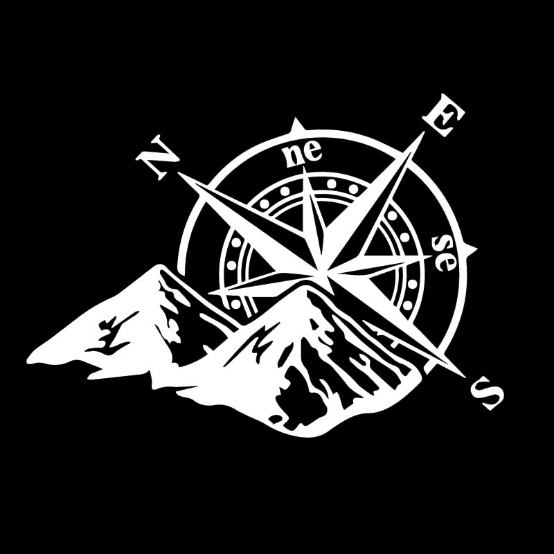 17cm*12cm Auto naljepnice Personalizirane elegantne auto Jungle Adventure Dekorativne naljepnice prikladne su za razne modele crno/bijele