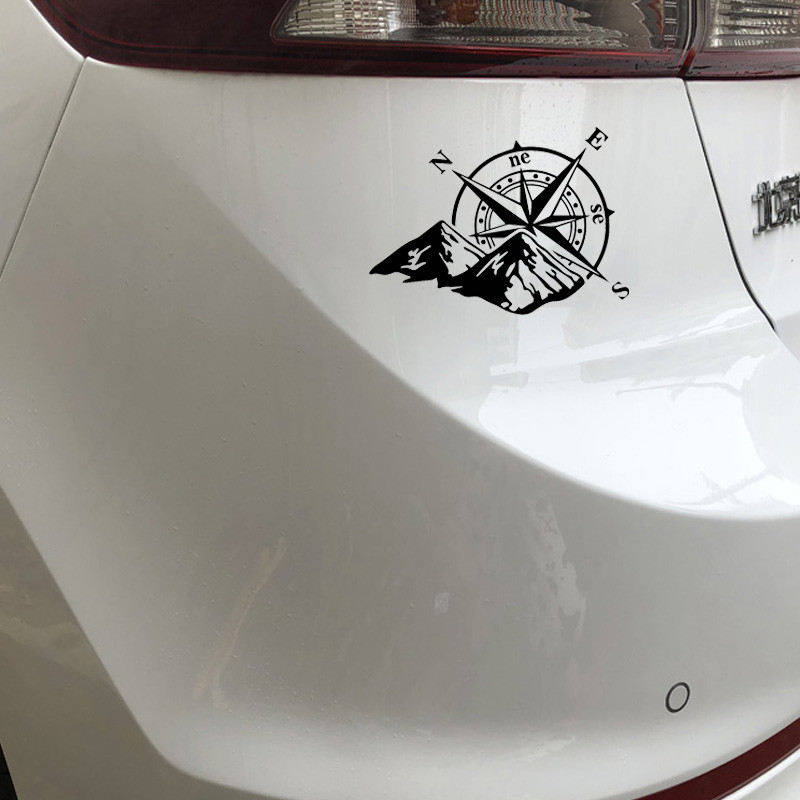 17cm*12cm Auto naljepnice Personalizirane elegantne auto Jungle Adventure Dekorativne naljepnice prikladne su za razne modele crno/bijele