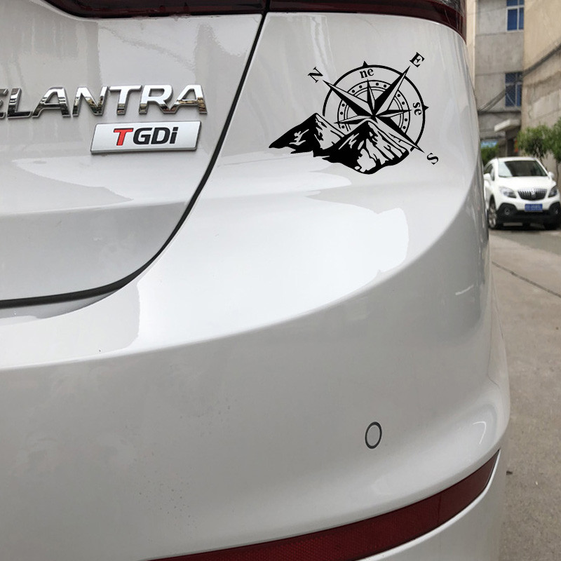 17cm*12cm Auto naljepnice Personalizirane elegantne auto Jungle Adventure Dekorativne naljepnice prikladne su za razne modele crno/bijele