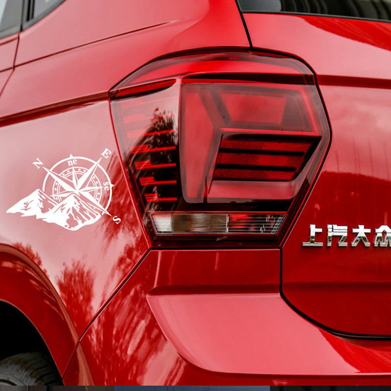 17cm*12cm Auto naljepnice Personalizirane elegantne auto Jungle Adventure Dekorativne naljepnice prikladne su za razne modele crno/bijele