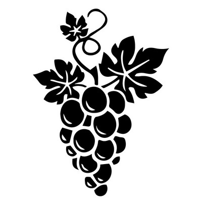 12,6 x 17,5 cm vynuogių kekė Animacinių filmų vinilo lipdukai Madingi automobilio lipdukai dekoravimo priedai, skirti Lada lipdukui