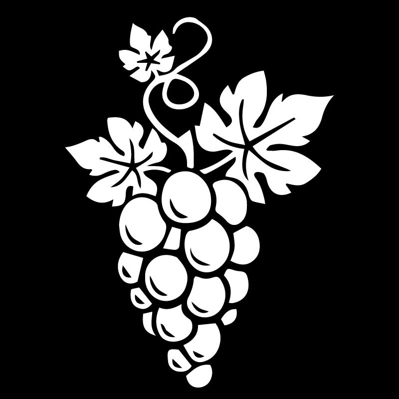 12,6 x 17,5 cm vynuogių kekė Animacinių filmų vinilo lipdukai Madingi automobilio lipdukai dekoravimo priedai, skirti Lada lipdukui