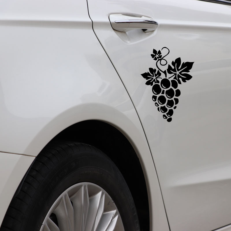 12,6 x 17,5 cm vynuogių kekė Animacinių filmų vinilo lipdukai Madingi automobilio lipdukai dekoravimo priedai, skirti Lada lipdukui