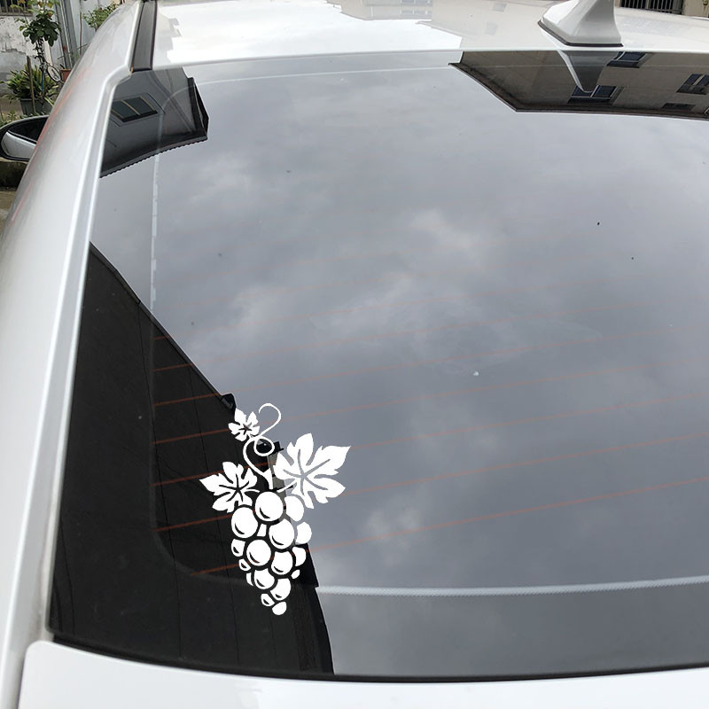 12,6 x 17,5 cm vynuogių kekė Animacinių filmų vinilo lipdukai Madingi automobilio lipdukai dekoravimo priedai, skirti Lada lipdukui