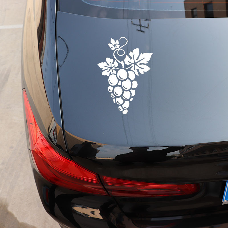 12,6 x 17,5 cm vynuogių kekė Animacinių filmų vinilo lipdukai Madingi automobilio lipdukai dekoravimo priedai, skirti Lada lipdukui