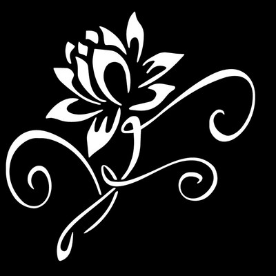 17X17CM Lotus Art Cartoon kogu keha kaunistuse kleebis Taime lilledega autokleebis Suzuki kleebistele
