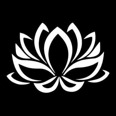 FLOARE DE LOTUS Decor pentru fereastră de modă Autocolante autocolante Piese auto 16,7X11,4CM