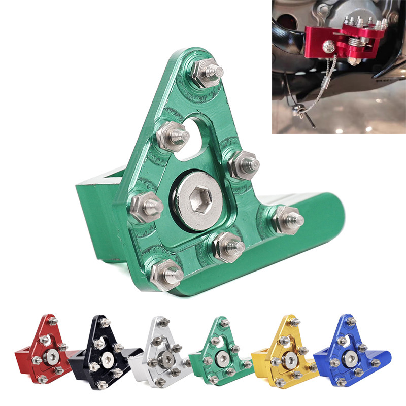 Motociklo sulankstomos stabdžių galvutės priedai, skirti Ktm Kawasaki Suzuki Motocross galinio stabdžio svirties pedalo pedalo galvutė aliuminio lydinys