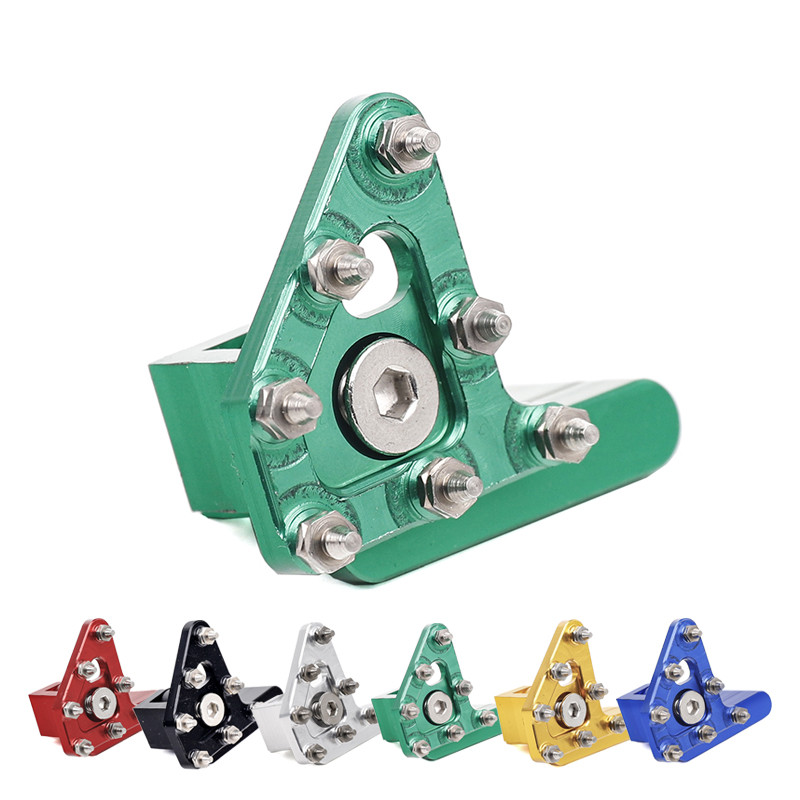 Motociklo sulankstomos stabdžių galvutės priedai, skirti Ktm Kawasaki Suzuki Motocross galinio stabdžio svirties pedalo pedalo galvutė aliuminio lydinys