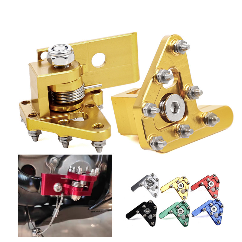 Motociklo sulankstomos stabdžių galvutės priedai, skirti Ktm Kawasaki Suzuki Motocross galinio stabdžio svirties pedalo pedalo galvutė aliuminio lydinys