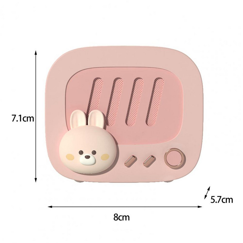 Su „Bluetooth“ suderinamas retro garsiakalbis Klasikinis retro muzikos grotuvas Garsas Stereo Nešiojamas dekoravimas Mini garsiakalbiai Kelioniniai muzikos leidimas