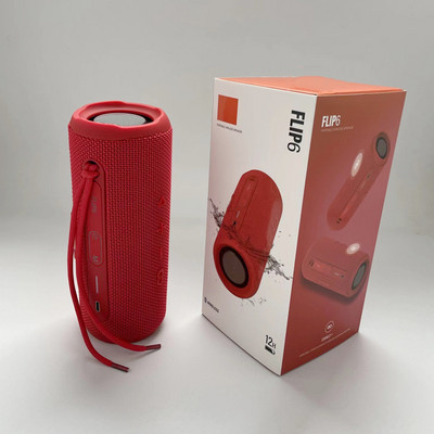 FLIP6 belaidis Bluetooth garsiakalbis, lauko vandeniui atsparus žemųjų dažnių garsiakalbis, AUX garso įvestis, TF kortelės atkūrimas, MP3 muzikos grotuvas