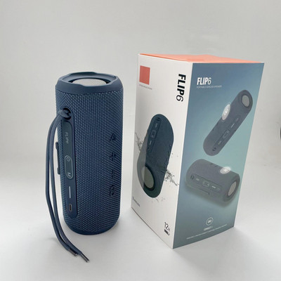 FLIP6 belaidis Bluetooth garsiakalbis, lauko vandeniui atsparus žemųjų dažnių garsiakalbis, AUX garso įvestis, TF kortelės atkūrimas, MP3 muzikos grotuvas
