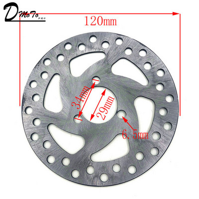 Gaasiga elektrilise rolleri piduriketas 120 mm 140 mm 47 cm3 49 cm3 2-taktilise taskujalgratta mini mustuseratta ATV neljarattalise minimootorratta jaoks