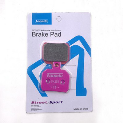 Rožinės motociklų diskų stabdžių trinkelės, skirtos 82 mm radialiniam montavimui RPM Adelin Frando HF6 F101 stabdžių apkabos trinkelės