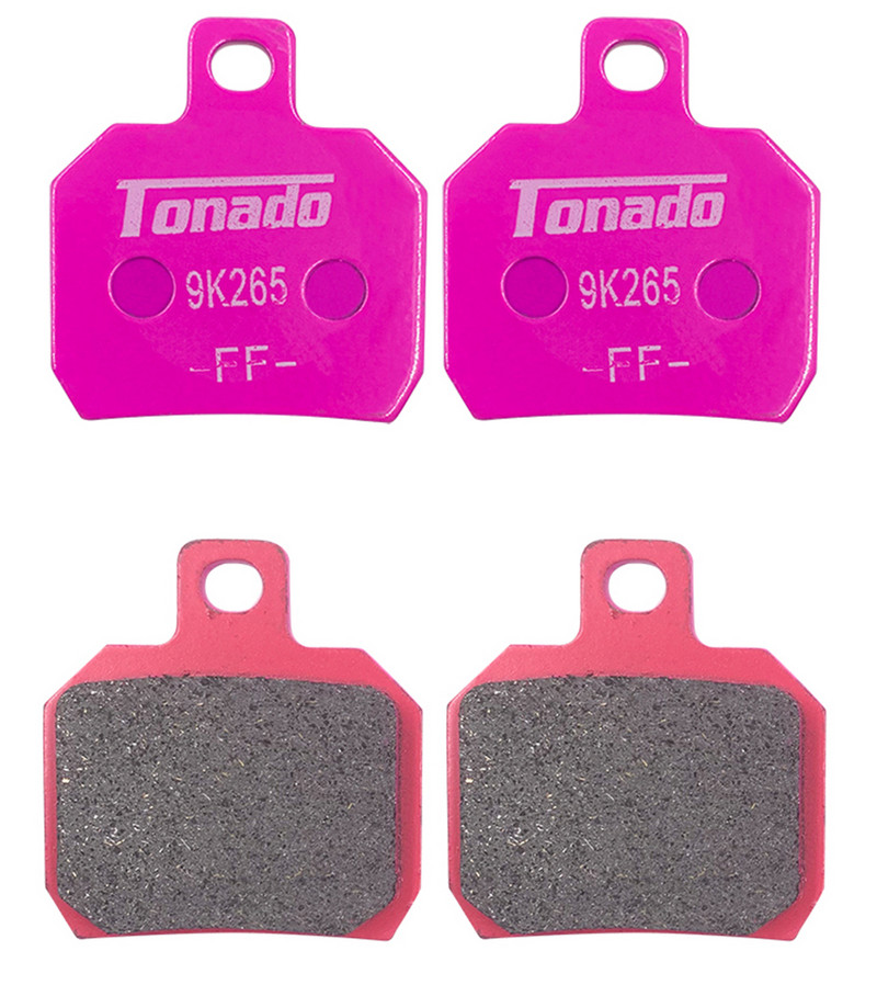 Rožinės motociklų diskų stabdžių trinkelės, skirtos 82 mm radialiniam montavimui RPM Adelin Frando HF6 F101 stabdžių apkabos trinkelės