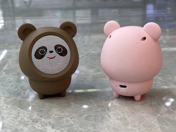 Mini Cute Cartoon Panda Ασύρματο ηχείο Bluetooth Φορητό εξωτερικό φορητό στερεοφωνικό αδιάβροχο ηχείο Bluetooth για iPhone/Android