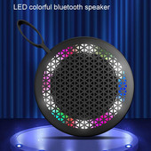 W2 mini belaidis Bluetooth garsiakalbis IPX4 vandeniui atsparus nešiojamasis lauko garsiakalbis Garso garsas su LED spalvinga šviesa laisvų rankų įranga