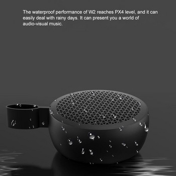 W2 Мини безжичен Bluetooth високоговорител IPX4 Водоустойчиви външни преносими високоговорители Звук Аудио с LED цветна светлина Обаждане със свободни ръце