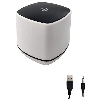 Mini difuzor de birou alimentat prin USB și intrare audio de 3,5 mm audio computer cu fir pentru computer/telefon inteligent și computer tabletă