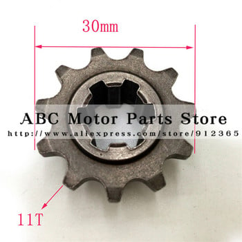 Μπροστινό κιβώτιο ταχυτήτων Sprocket T8F 11 14 17 20T 20 Tooth Pinion Για 47cc 49cc Minimoto Mini Dirt Pit Bike Moped Scooter