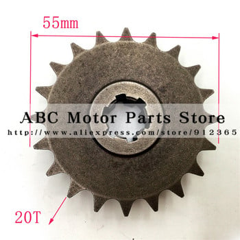 Μπροστινό κιβώτιο ταχυτήτων Sprocket T8F 11 14 17 20T 20 Tooth Pinion Για 47cc 49cc Minimoto Mini Dirt Pit Bike Moped Scooter