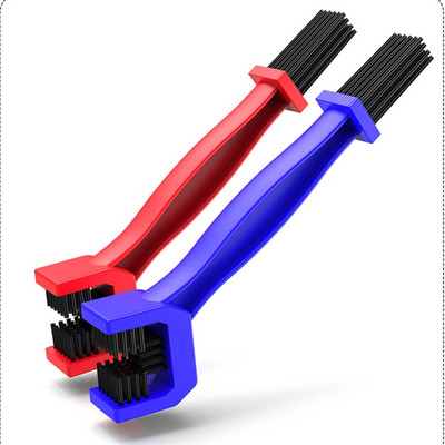 Motorcycle Mountain Bike Bicycle Scooter Double-end Chain Cleaning Brush