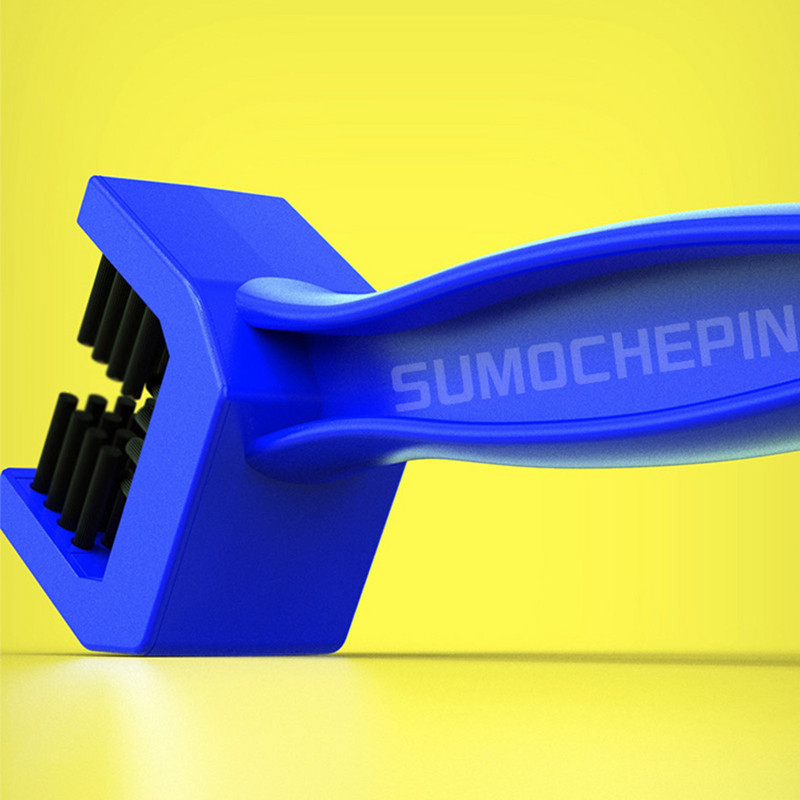 Motociklų kalnų dviračių dviračių paspirtukas Dviejų galų grandinės valymo šepetys