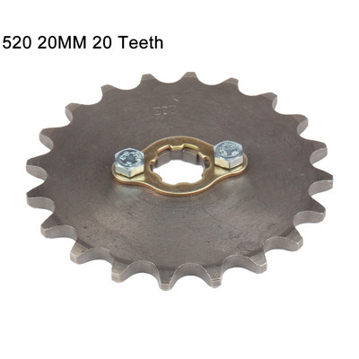 520# grandinė 20mm 10T 11T 12T 13T 14T 15T 16T 17T 18T 19T 20T 21T 22T 23T priekinė variklio žvaigždutė, skirta keturračių motociklų keturračiams