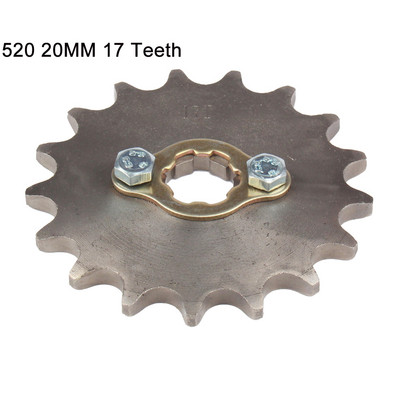 520# grandinė 20mm 10T 11T 12T 13T 14T 15T 16T 17T 18T 19T 20T 21T 22T 23T priekinė variklio žvaigždutė, skirta keturračių motociklų keturračiams