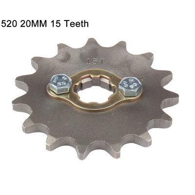 520# grandinė 20mm 10T 11T 12T 13T 14T 15T 16T 17T 18T 19T 20T 21T 22T 23T priekinė variklio žvaigždutė, skirta keturračių motociklų keturračiams