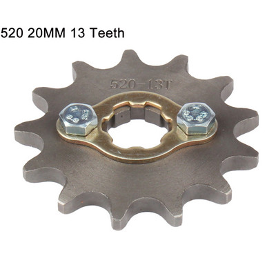 520# grandinė 20mm 10T 11T 12T 13T 14T 15T 16T 17T 18T 19T 20T 21T 22T 23T priekinė variklio žvaigždutė, skirta keturračių motociklų keturračiams