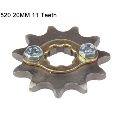 520# grandinė 20mm 10T 11T 12T 13T 14T 15T 16T 17T 18T 19T 20T 21T 22T 23T priekinė variklio žvaigždutė, skirta keturračių motociklų keturračiams