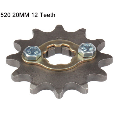 520# grandinė 20mm 10T 11T 12T 13T 14T 15T 16T 17T 18T 19T 20T 21T 22T 23T priekinė variklio žvaigždutė, skirta keturračių motociklų keturračiams