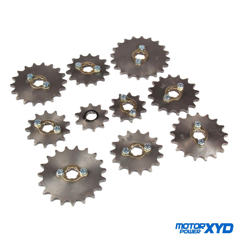 520# grandinė 20mm 10T 11T 12T 13T 14T 15T 16T 17T 18T 19T 20T 21T 22T 23T priekinė variklio žvaigždutė, skirta keturračių motociklų keturračiams