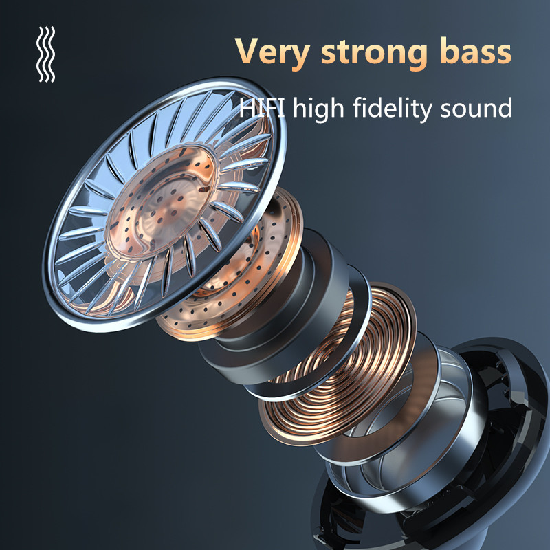 TWS Bluetooth Earphones 3500mAh Charging Box Ασύρματο ακουστικό Fone Stereo ασύρματο ακουστικό με Mic Sports αδιάβροχα ακουστικά