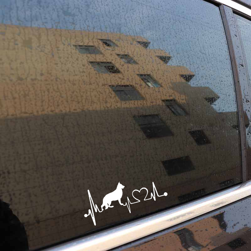 1 tk 16,3cm*7cm saksa lambakoera südamelöögiga vinüülmust/hõbedane autokleebis Mitsubishi kleebiste jaoks
