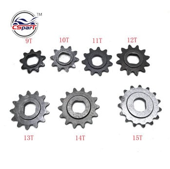 9 10 11 12 13 14 15 Зъб 9T 10T 11T 12T 13T 14T 15T 25H Овал 10MM Бръснач EVO IZIP Зъбно колело 500W 800W 1000W Мотор за скутер