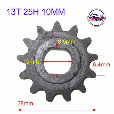 9 10 11 12 13 14 15 Dinți 9T 10T 11T 12T 13T 14T 15T 25H Oval 10MM Razor EVO IZIP Pinion 500W 800W 1000W Motor scuter