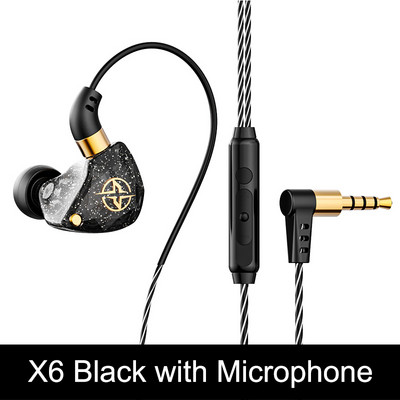 X6 3,5 mm juhtmega kõrvaklapid Bass HiFi kõrvaklapid Stereo Tüdrukutele Kingitus Muusika Kõrvaklapid Muusikpeakomplekt Mängija kõrvaklapid Xiaomi Huawei jaoks